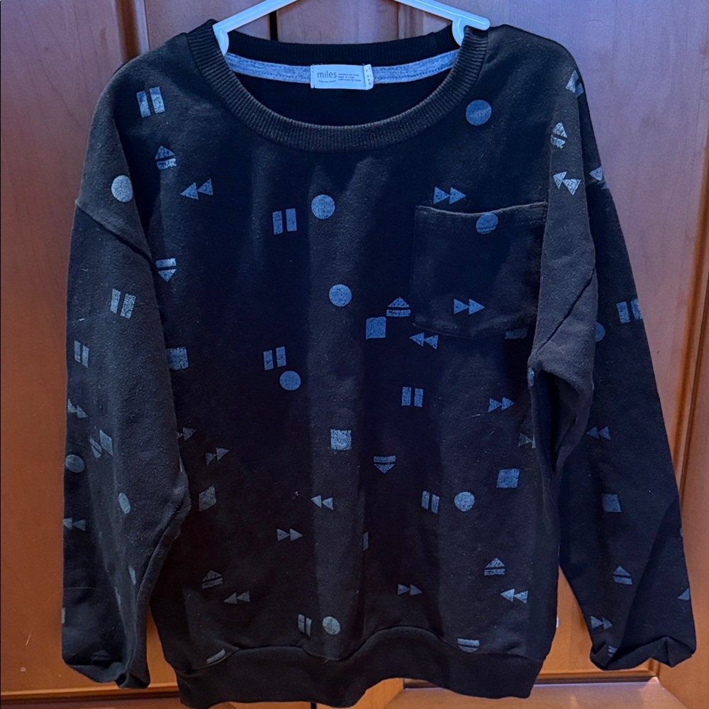 Black Patterned boy sweaters
